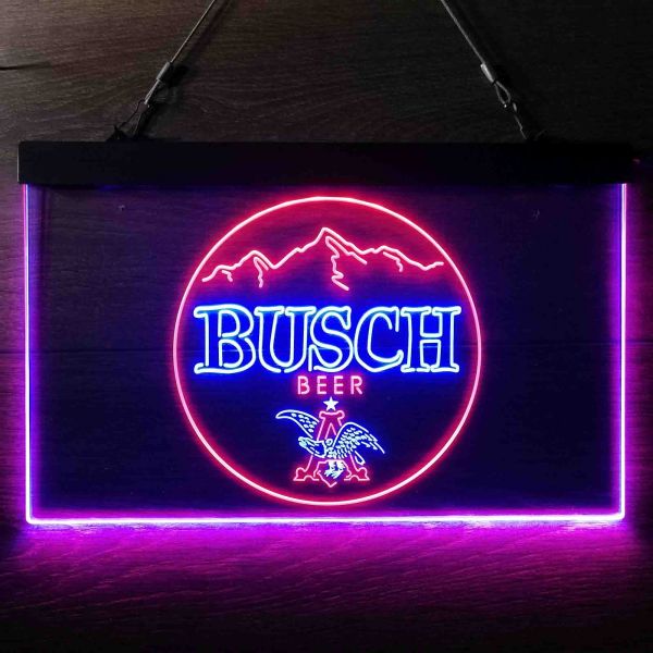 Busch Beer Mountain Neon-Like LED Sign